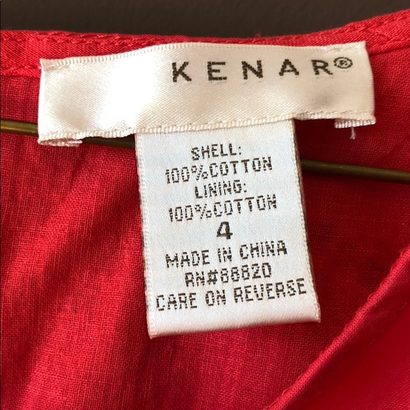 Coral summer dress sz 4 - Picture 2 of 4